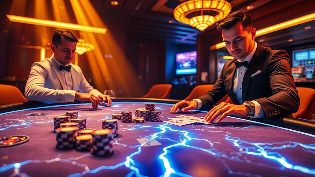 การเปิดไพ่บาคาร่าสายฟ้า