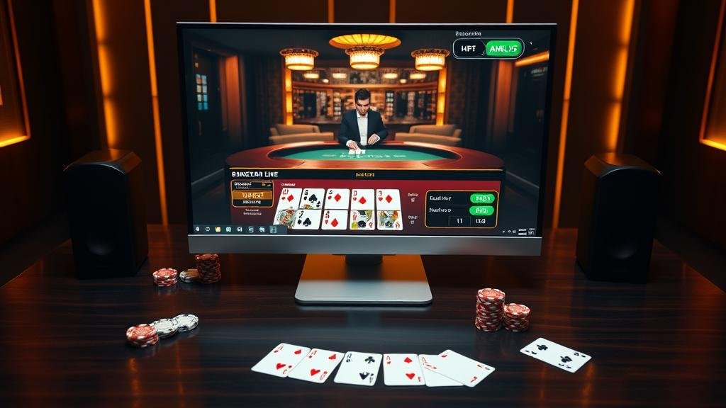 การเล่นบาคาร่าบนแท็บเล็ต