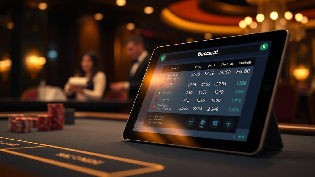 เปรียบเทียบหน้าจอเกมบาคาร่าแบบคลาสสิกและทันสมัย