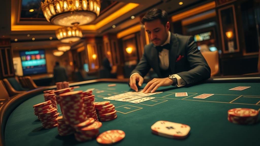 นักพนันมืออาชีพกำลังวิเคราะห์สถิติ