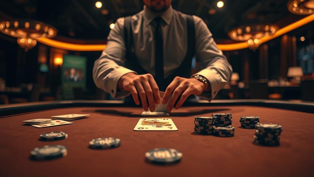 การแจกไพ่บาคาร่าพร้อมสถิติ