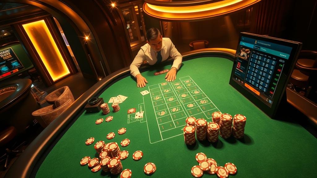 อินโฟกราฟิกกลยุทธ์การเล่นและบริหารเงิน บาคาร่า