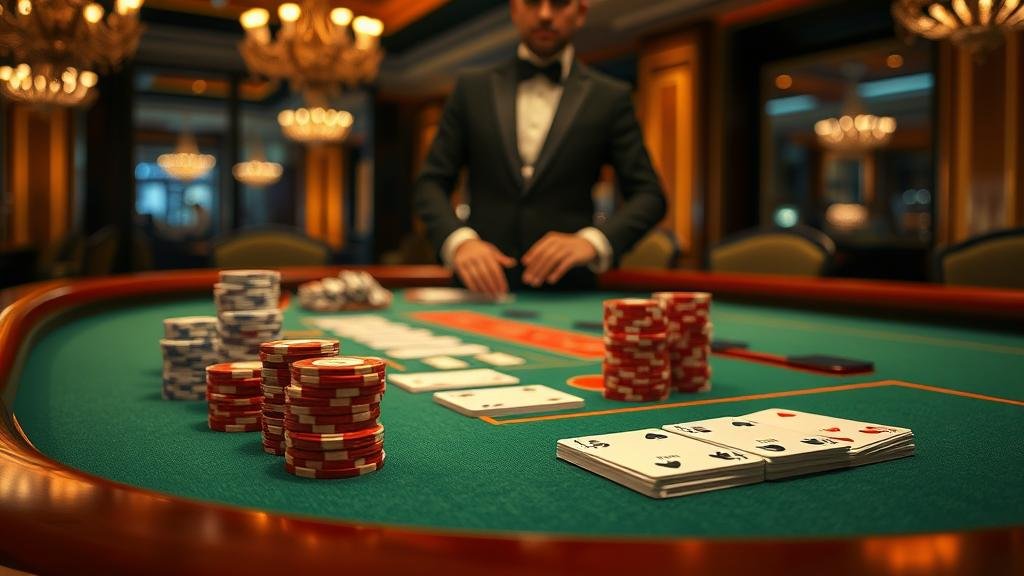 กราฟิกแสดงเค้าไพ่บาคาร่า ปิงปอง สองตัด