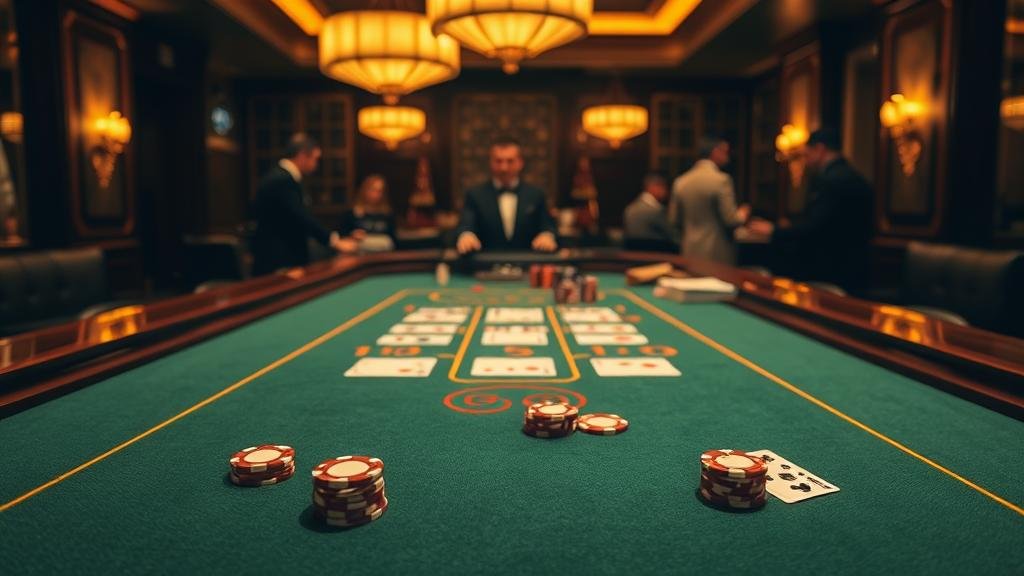 นักเดิมพันมืออาชีพกำลังวิเคราะห์เค้าไพ่บาคาร่า