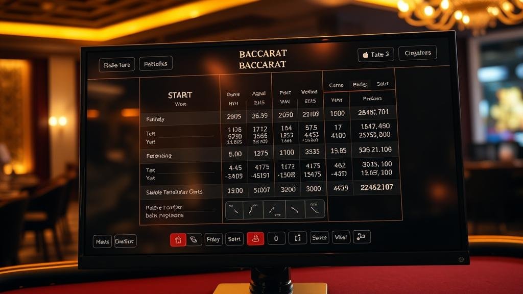 ผู้เล่นกำลังวางเดิมพันในเกมบาคาร่าออนไลน์