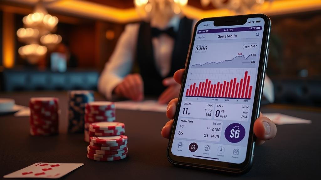 การใช้แอปพลิเคชันวิเคราะห์บาคาร่าบนแท็บเล็ต