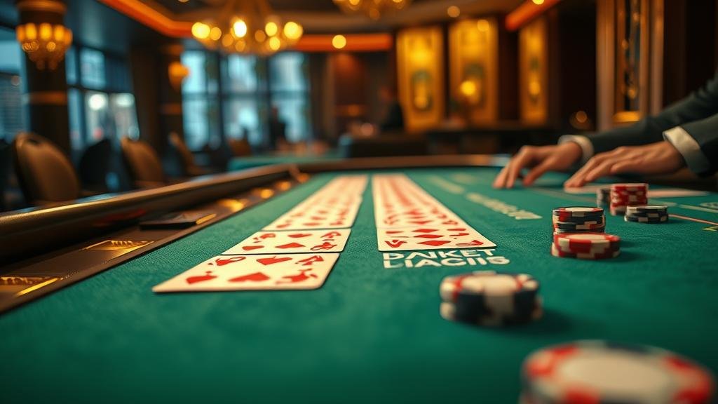 หน้าจอแสดงสถิติไพ่บาคาร่า