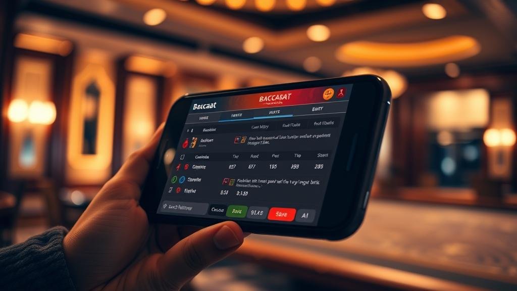 กราฟแสดงสถิติบาคาร่า