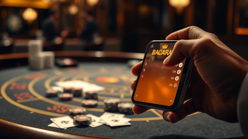 ผู้คนกำลังสนุกกับการเล่นบาคาร่า