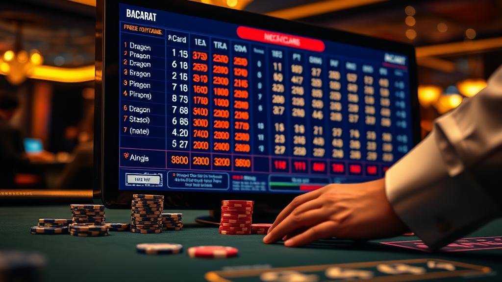 การเปรียบเทียบโต๊ะบาคาร่าและรูปแบบการเล่น