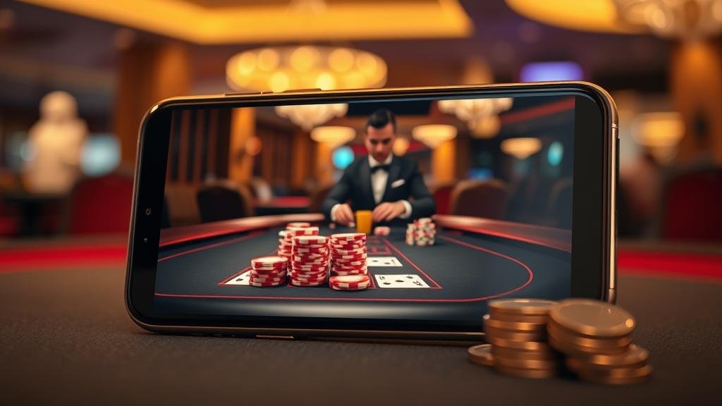 ภาพการเล่นบาคาร่าสด