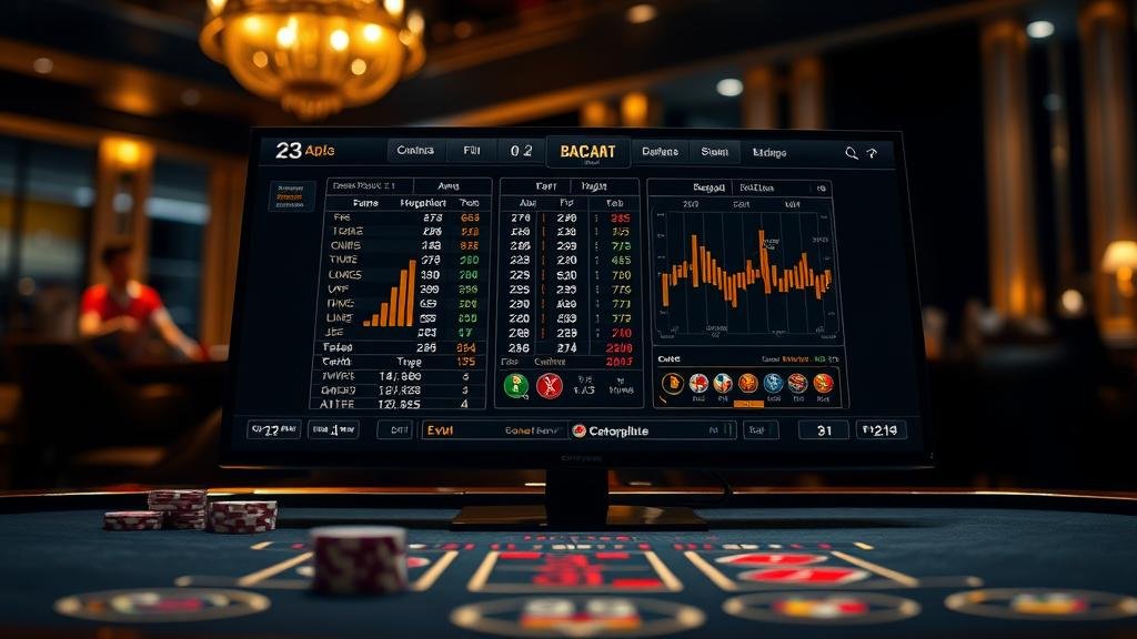 ภาพประกอบกลยุทธ์การเดินเงิน บาคาร่า