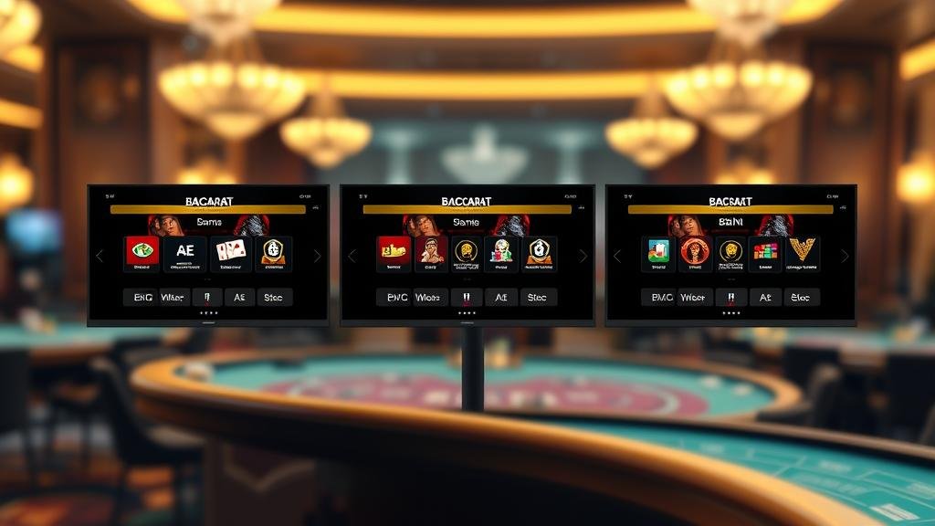 ตัวอย่างเค้าไพ่บาคาร่ารูปแบบต่างๆ