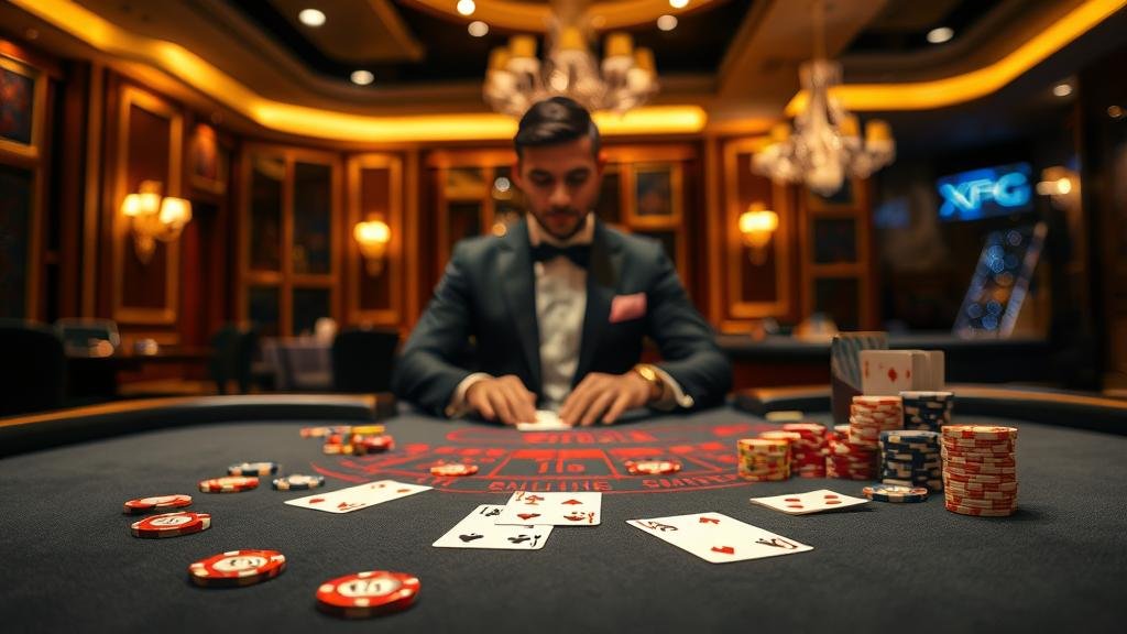 การแสดงผลรูปแบบเค้าไพ่บาคาร่า