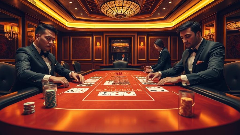 ตัวอย่างเค้าไพ่บาคาร่า เช่น ปิงปองยาว และ สามติด