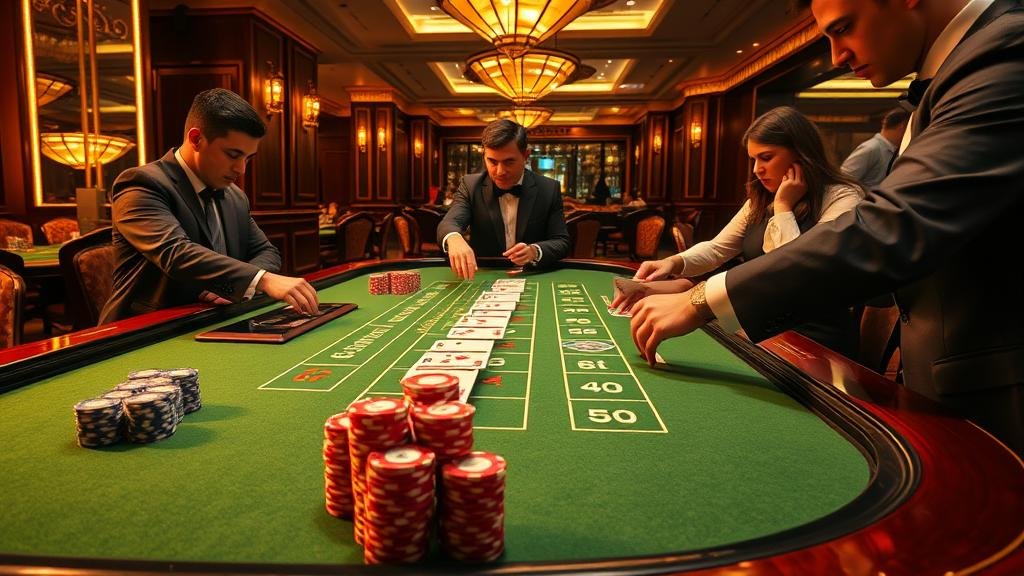 ภาพแสดงเค้าไพ่บาคาร่า ถนนตาโต