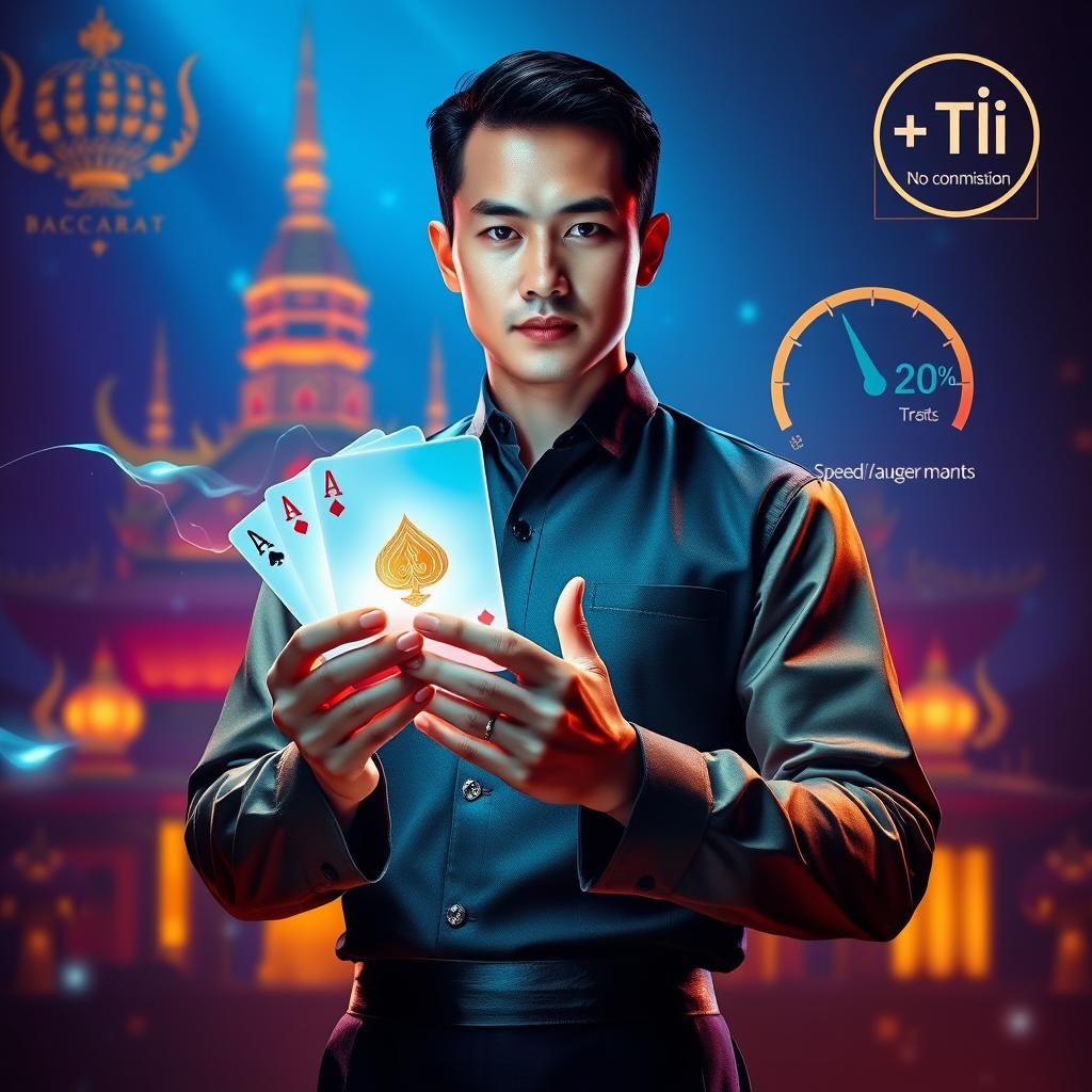 Baccarat Brand Complete, Clear Card Opening Queue, Speed/No Commission Modes Available, Demo Mode for Trial casino representative