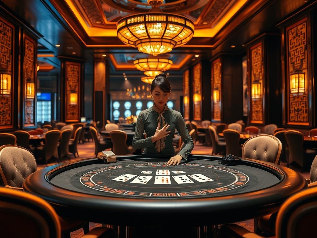 About High Standard Live Baccarat Clear Card Reveal Thai Dealer Special Rooms Refer Friend Commission company