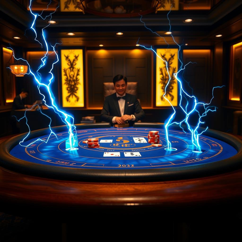 Live Real-Time Baccarat, Professional Dealers, Full Lightning Baccarat, Secure Verification System customer success background