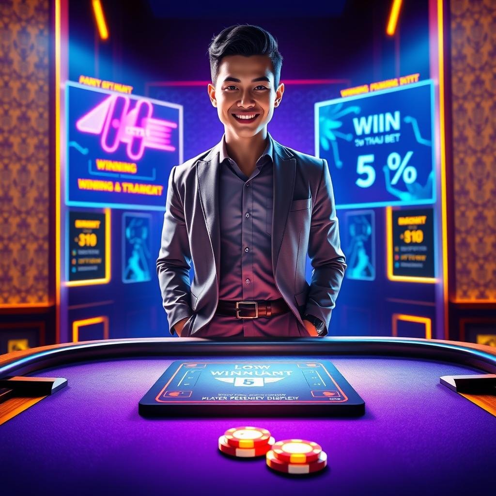 Baccarat Low Minimum Bet, Player Percentage Display, Vertical/Horizontal Screen Support, Try Before You Bet casino representative