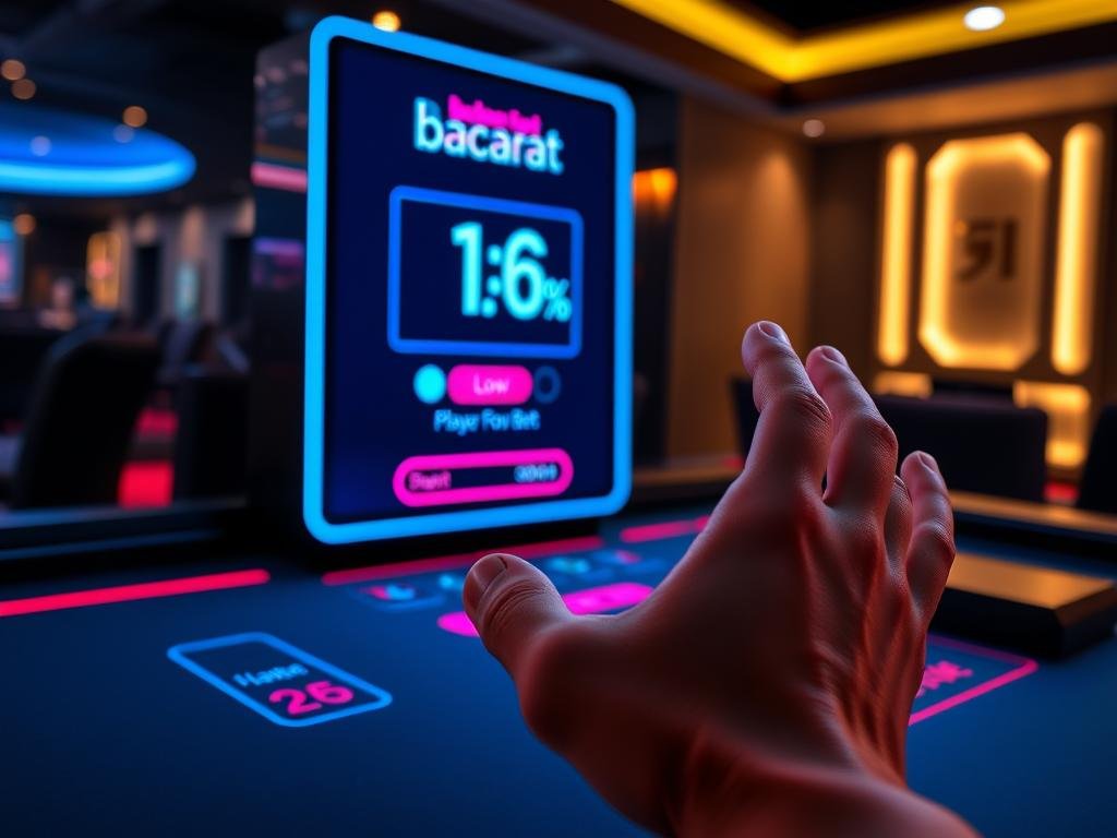 About Baccarat Low Minimum Bet, Player Percentage Display, Vertical/Horizontal Screen Support, Try Before You Bet company