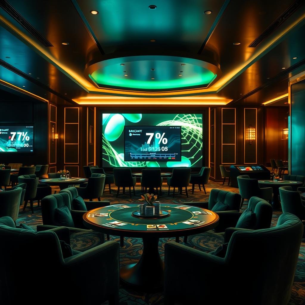 Trusted Big Baccarat Website Showing Player Percentages, Vertical/Horizontal Screen Support, Demo Rooms Available customer success background