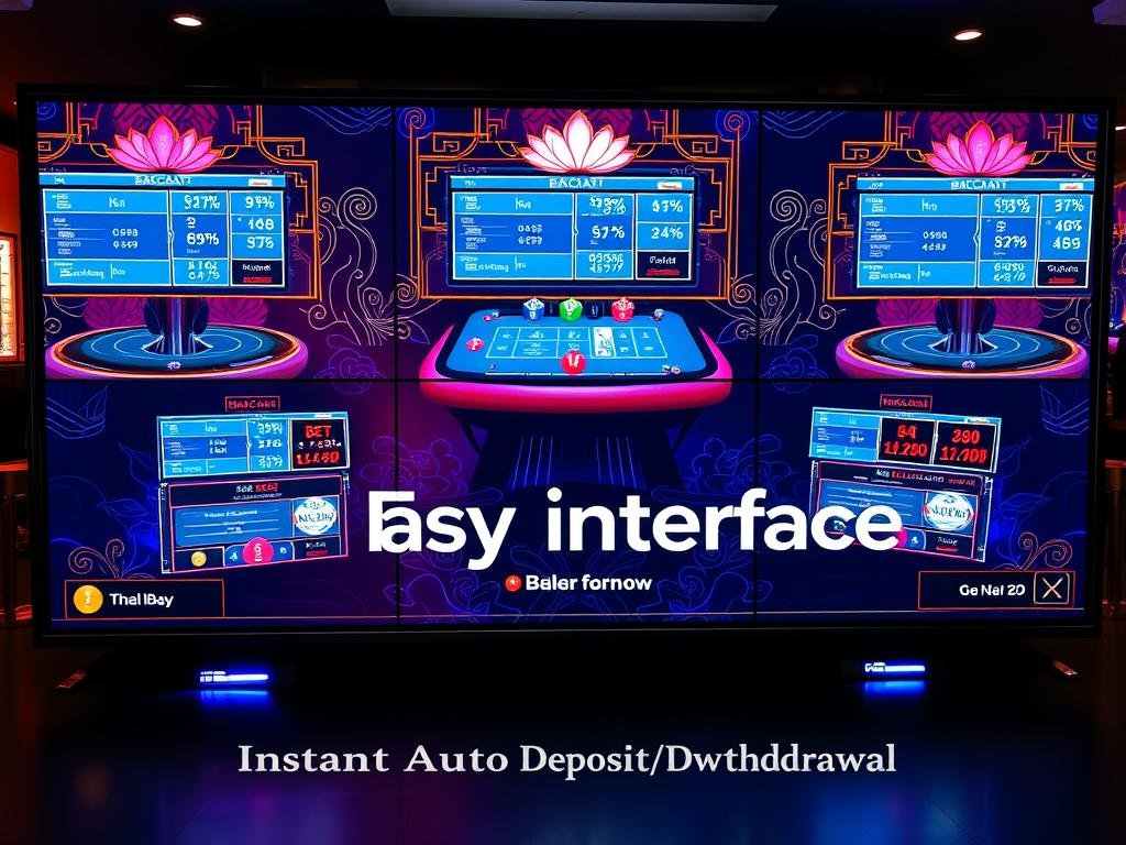 About Easy Interface Baccarat, Bet Percentage Display, Multiple Tables, Instant Auto Deposit/Withdrawal company