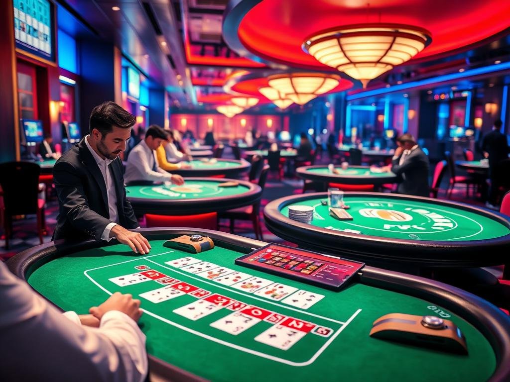 About Fast Card Reveal Baccarat, Professional Dealers, Multiple Tables, Fast Loading company