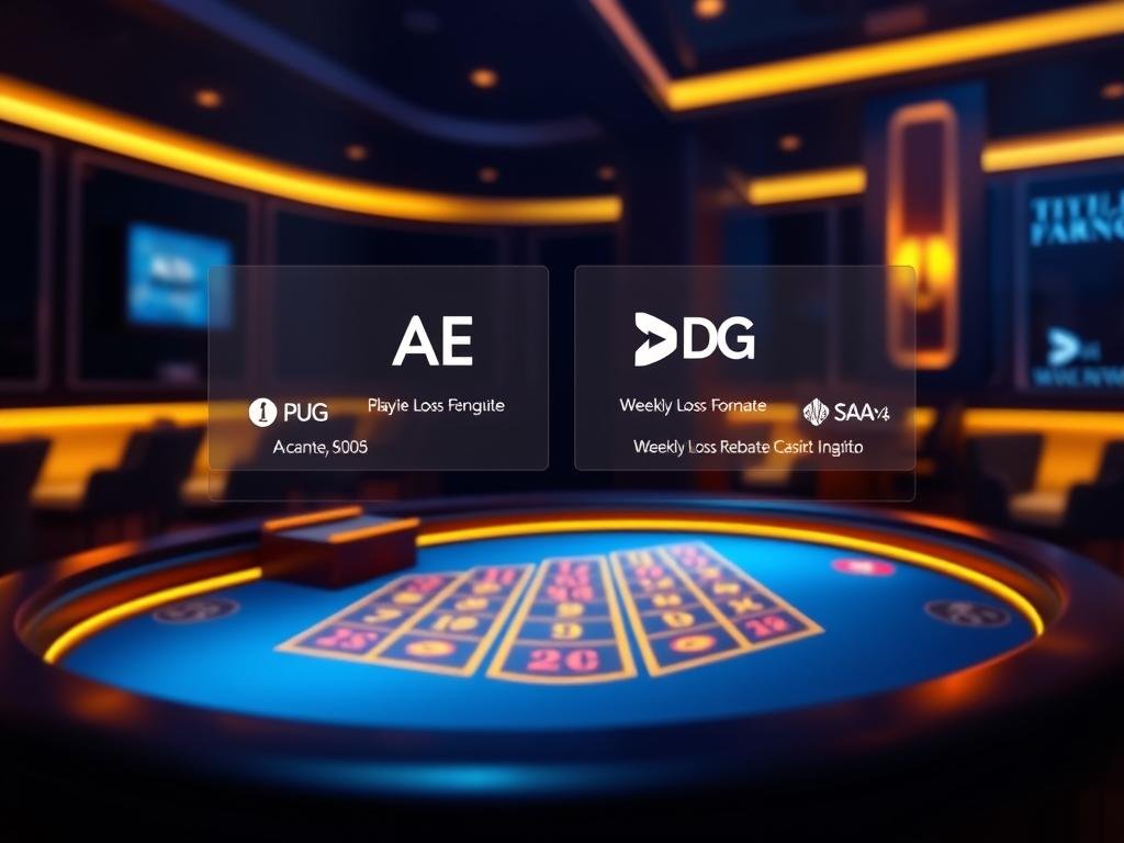 About Baccarat Minimum Bet Low, Shows Player Percentages, AE SA DG Providers Complete, Weekly Loss Rebate company