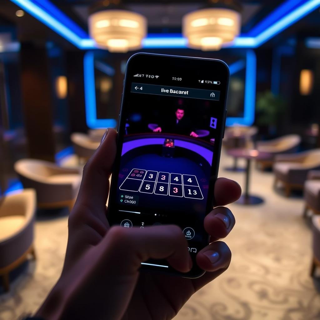 Live Direct Baccarat Stream - Crystal Clear, Smooth Streaming, Mobile Compatible, High Security Standards customer success background