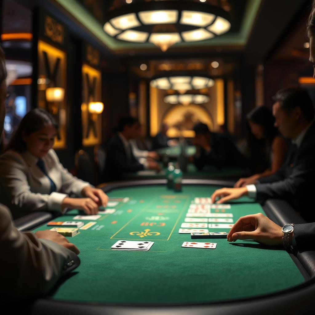 Baccarat Fast Card Reveal, Stunning Clear Dealers, Rapid Table Changes, Referral Commissions customer success background