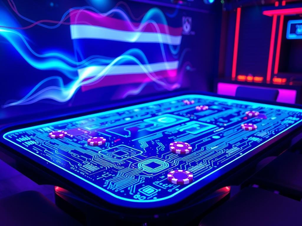 About Real-Time Baccarat Betting with Card Pattern Reading System, Bovada Baccarat Available, Secure Encryption System company