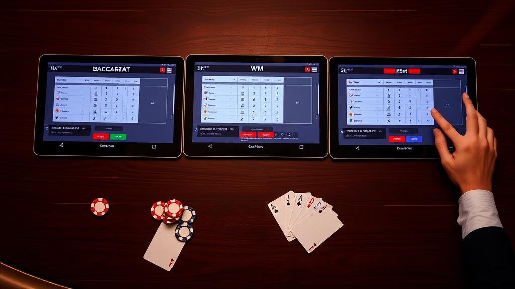 สูตรเด็ดบาคาร่ามือโปร: วิเคราะห์อัตราจ่าย WM, N2Live, EBet ฉบับทำนายแม่นยำ