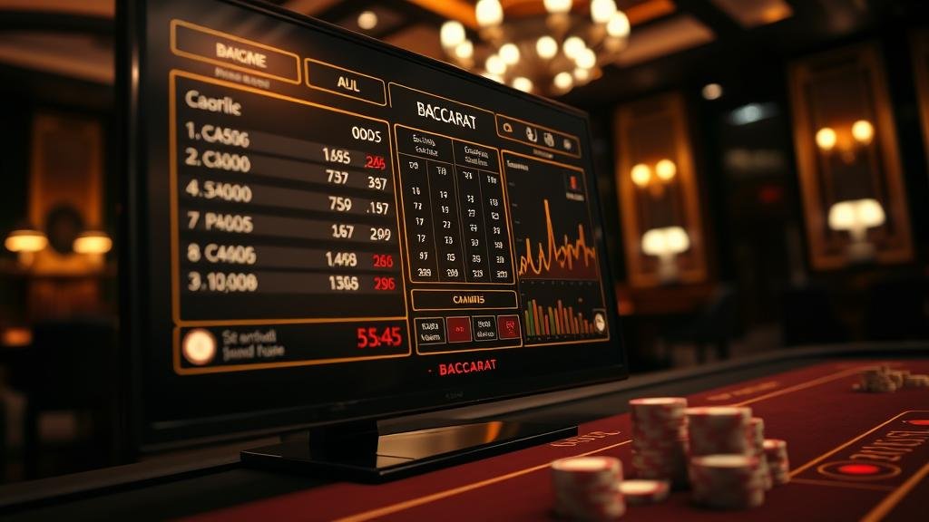 กราฟแสดงการบริหารจัดการงบประมาณการเล่นบาคาร่า