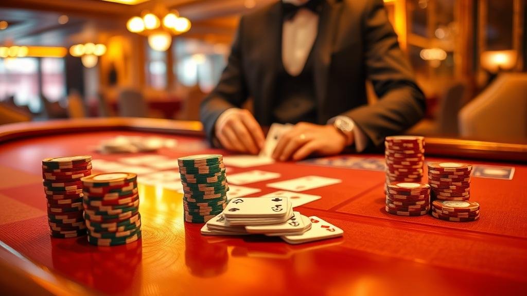 หน้าจอเดสก์ท็อปสำหรับเล่นบาคาร่า