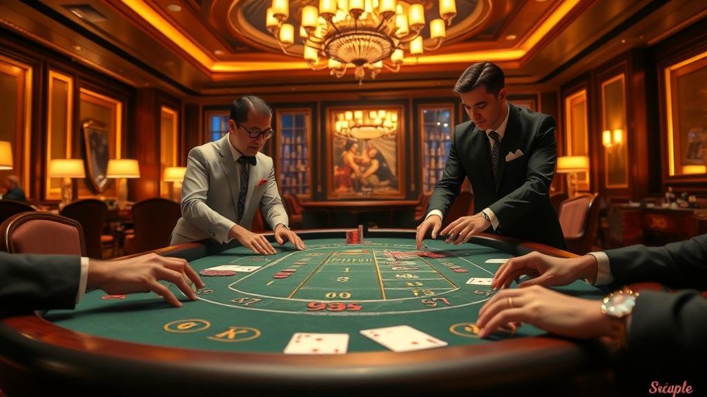 ตัวอย่างเค้าไพ่บาคาร่า: ถนนใหญ่, ลูกปัด, ปิงปอง, มังกร