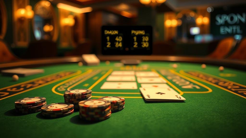 อินโฟกราฟิกแสดงสถิติและรูปแบบการเล่นบาคาร่า