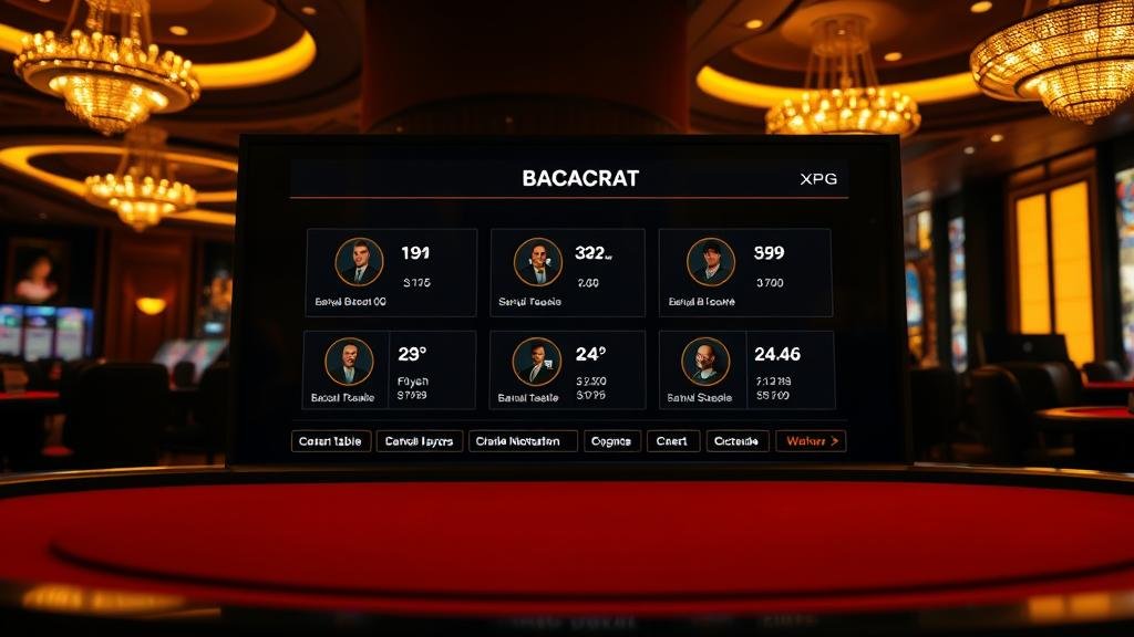 ตารางสถิติและเค้าไพ่บาคาร่า