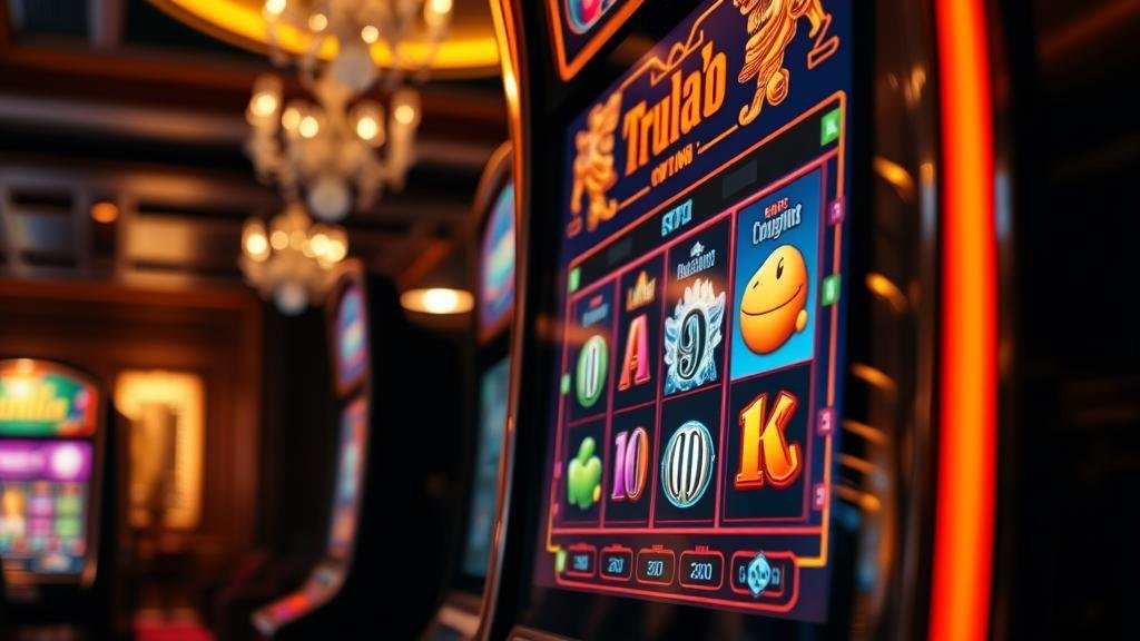 การปรับระดับเบทบนหน้าจอเกมสล็อต