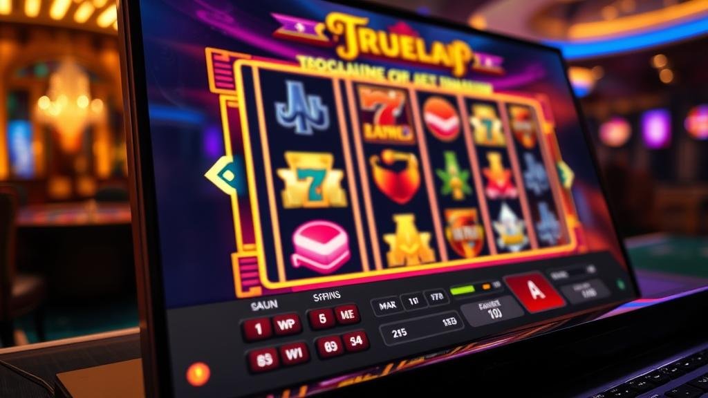 หน้าจอแสดงค่า RTP ของเกมสล็อตบนแท็บเล็ต