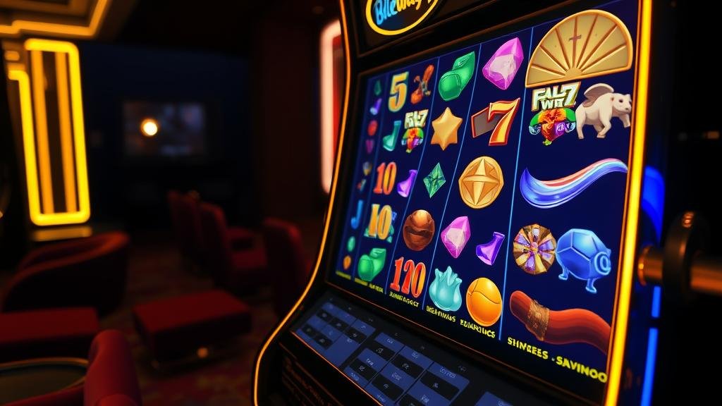 หน้าจอเลือกเกมสล็อตพร้อมฟีเจอร์พิเศษ