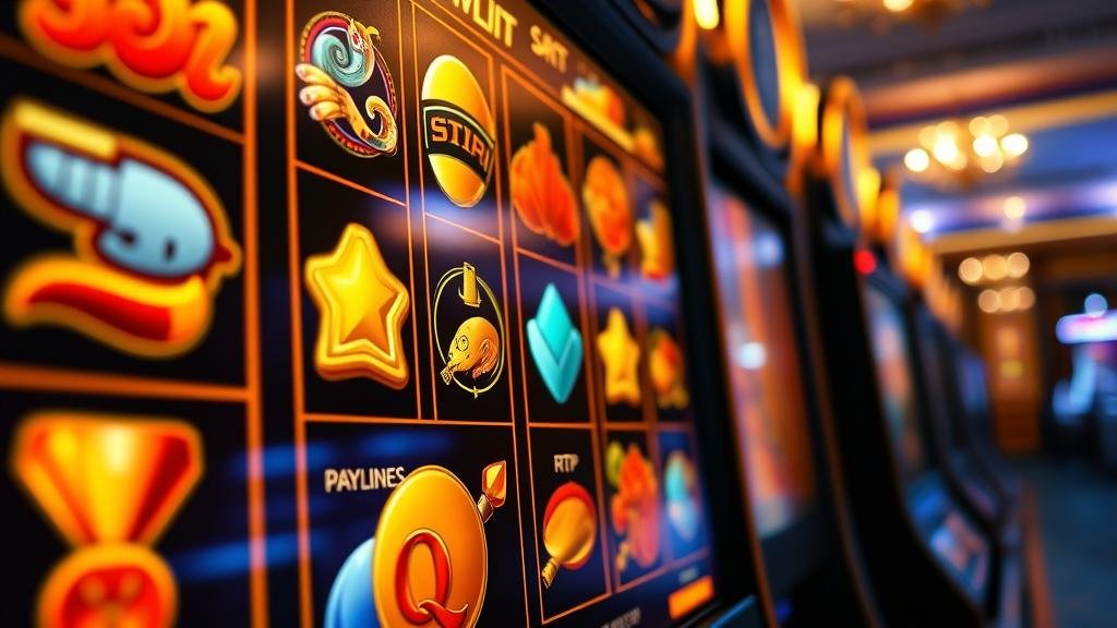 ตัวอย่างรูปแบบ Paylines ในเกมสล็อต