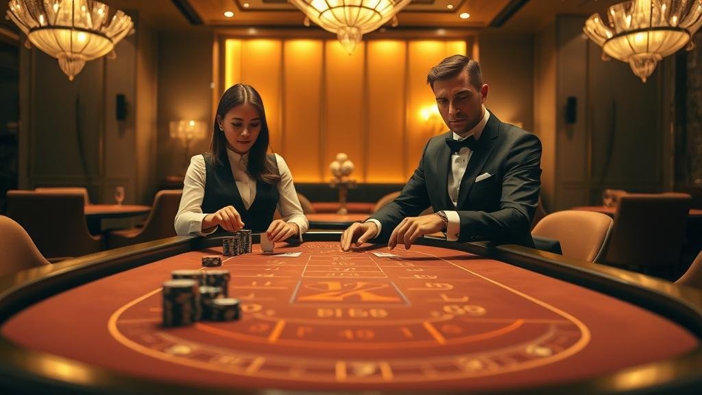 ภาพบรรยากาศสดจากเกมบาคาร่า SA Gaming