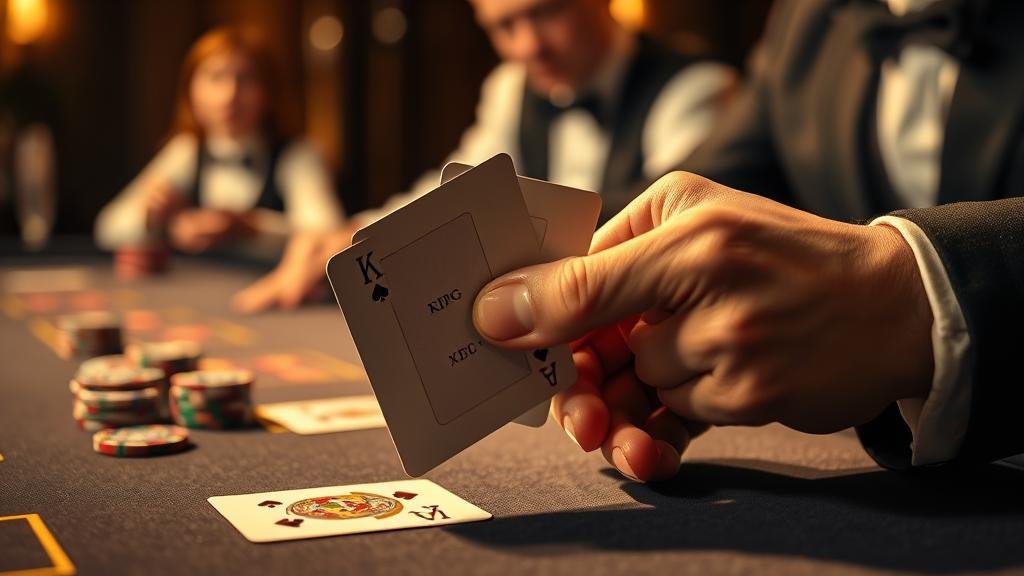 ตัวอย่างเค้าไพ่บาคาร่า ปิงปอง และสองติด