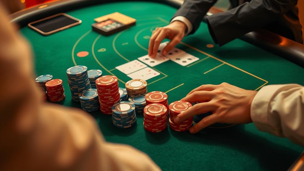 ตัวอย่างการอ่านเค้าไพ่บาคาร่า