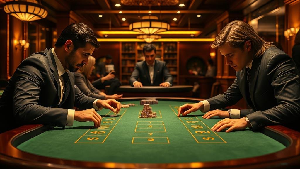 กราฟิกแสดงรูปแบบเค้าไพ่บาคาร่า