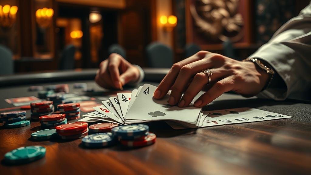 บรรยากาศการเล่นบาคาร่าในห้องพิเศษยามค่ำคืน