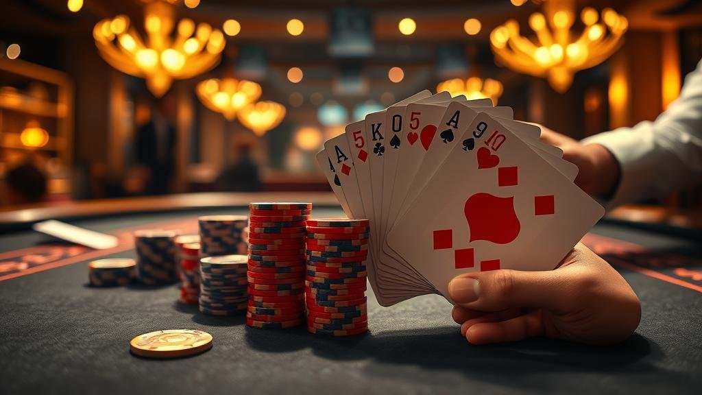 ภาพประกอบกลยุทธ์การเดินเงินและวางเดิมพันบาคาร่า