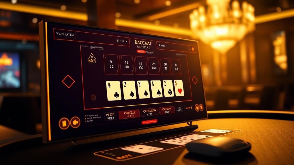 ตารางสถิติและเค้าไพ่ใน บาคาร่า Ultra