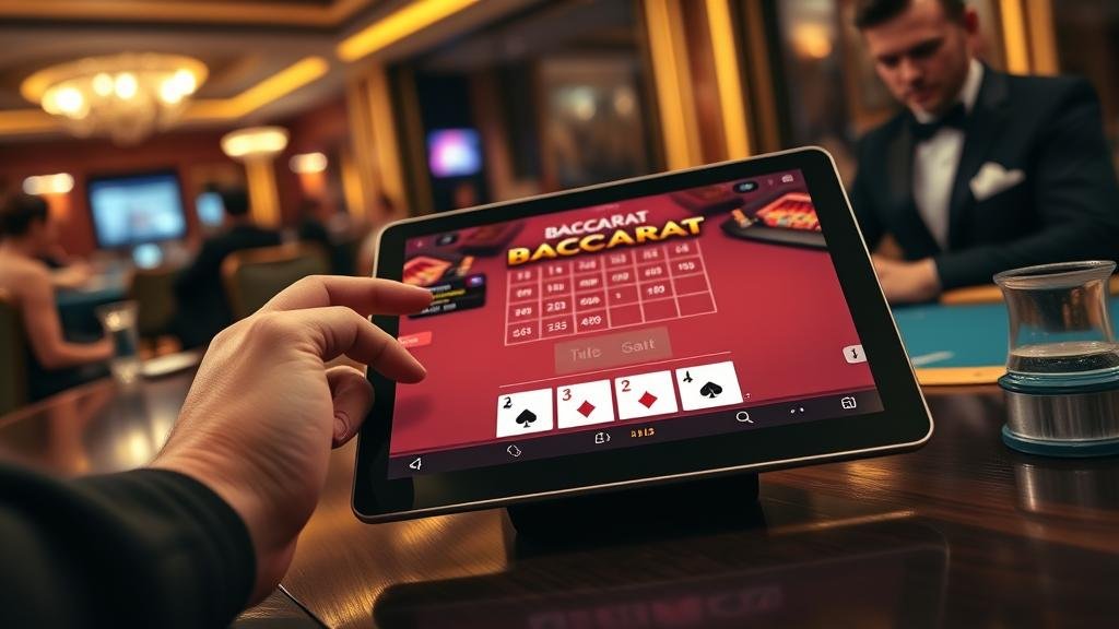 วิเคราะห์สถิติบาคาร่าบนแท็บเล็ต